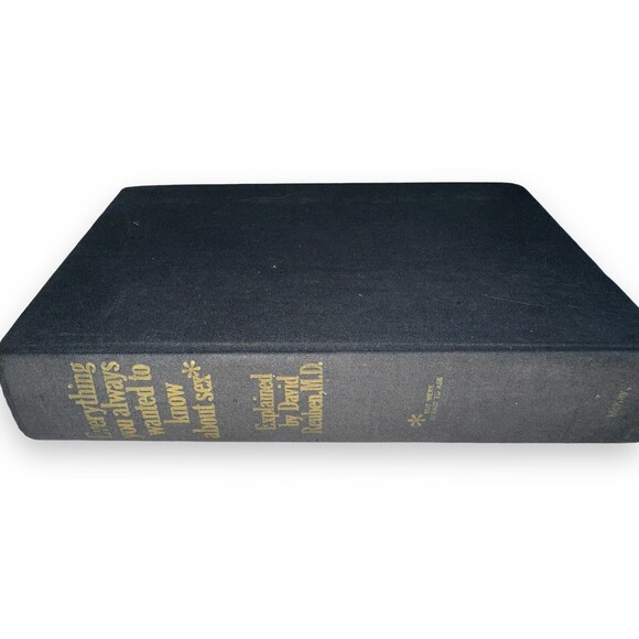 Everything You Always Wanted to Know About Sex Vintage Coffee Table Decor Book - Picture 5 of 10